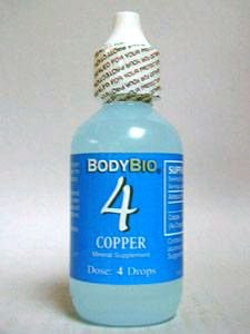 Body Bio E-Lyte 4 Copper Trace Minerals 2 oz