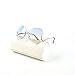 MINCL/unique Design Rimless Sunglasses Clear and Color With Box (gold, blue)