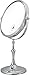 Surpahs Maiden 8-Inch Double-Sided Vanity Makeup Mirror, 1X and 5X Magnification