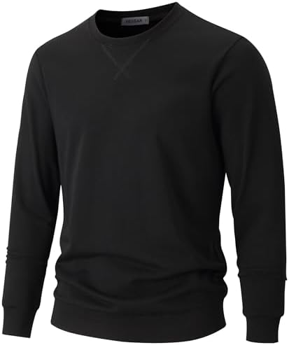 Umbro Men's Long Sleeve Drill Sweatshirt, Black/White Small at