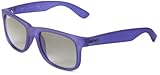 Ray-Ban JUSTIN - TRASPARENT BLUE RUBBER Frame GREY GRADIENT Lenses 51mm Non-Polarized