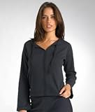 Danskin Brushed Cotton Tie Neck Top Loungewear