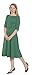 Marycrafts Women's Fit Flare Tea Midi Dress for Office Business Work