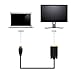 Valinks HDMI Male to VGA Male D-SUB 15 Pin M/M Connector Cable, 6 Feet, Black