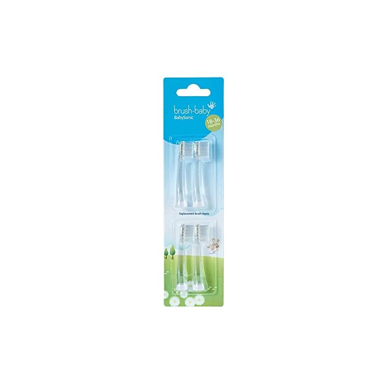 Brush-Baby BabySonic Replacement Heads (18-36 Month (Pack of 4))