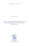 Structure-Function Relationship and Modulation of the T-type Calcium Channel 1G, Perez, Karel Talavera, 9058673820