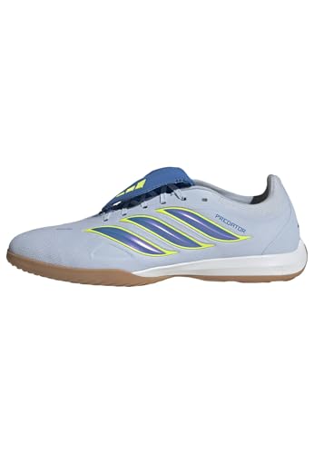 adidas Unisex Predator League Fold-Over Tongue Indoor Football S Sneaker, Crystal Sky/Ray Blue/Team Solar Yellow, 8.5 US Men at Amazon