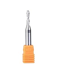 SpeTool HRC55 - Brocas de espiral con corte hacia abajo (diámetro de corte de 1 8", vástago de 1 4")