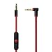 Haoos New 2.0 Version Replacement Cable for Beats by Dr. Dre Headphone Solo 2/3 HD/Studio/Pro/Detox/Wireless,Cord Extension with Talk Control-Compatible for Samsung S8 LG V20 G6 iPhone6S(Red)thumb 2