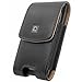 iPhone 5 Vertical Noble Black Leather Case with Fixed Belt Clip