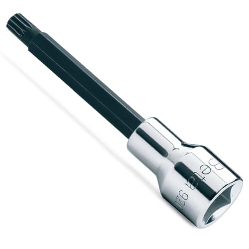 Beta 9200564 Model 920 XZN8L Socket Drivers with Xzn Profile, Long Series, 1/2 Drive, 8mm