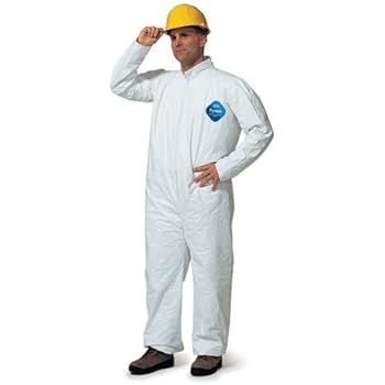 Dupont TY120S Tyvek Coveralls Suit - 2X-Large with X-Large
