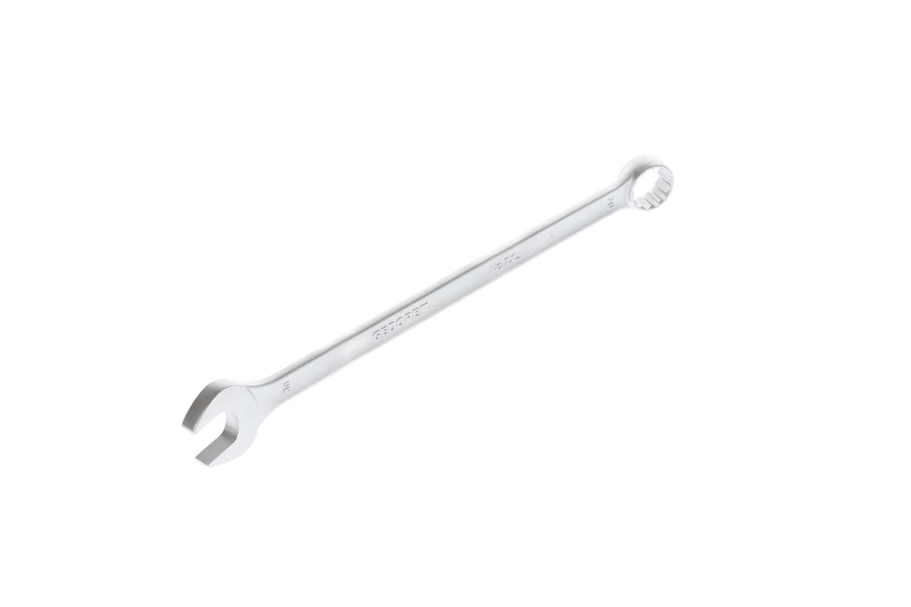 GEDORE Combination spanner, AF 30 mm, Extra long, 15° angled, Bi-hex, UD profile, Spanner, 480 mm, 7 XL 30