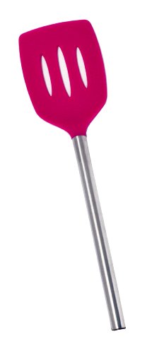 Tovolo Silicone Slotted Turner - Fuchsia