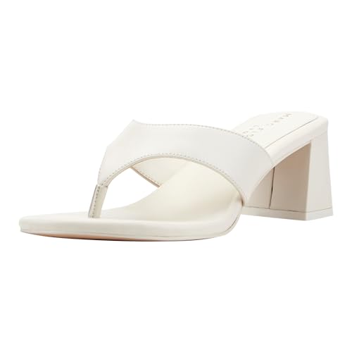 Marc Fisher LTD Women's Arcee Cream Leather 8.5 Medium