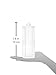 Danielle Creations Cylinder Acrylic Cotton Pad Dispenser