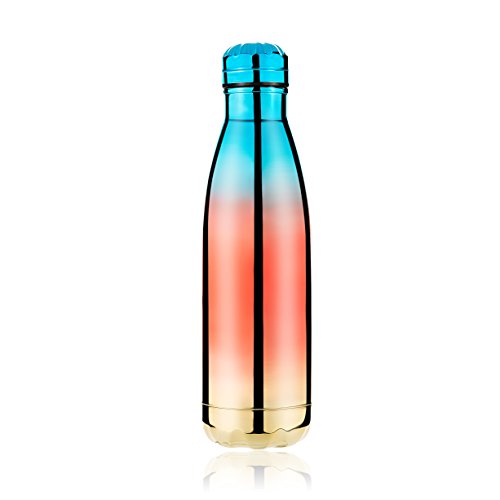 Frola Reusable Stainless Steel Water Bottle,Double Wall Vacu