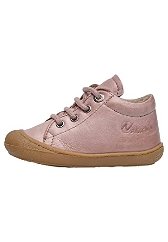 Naturino Cocoon-Lauflernschuhe aus Leder mit Wollfutter Altrosa 18