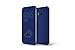 HTC Dot View Case for HTC One (M8) - Retail Packaging - Imperial Blue