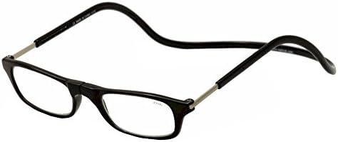 Clic Reader Eyeglasses Original Readers Black Magnetic Reading Glasses +1.50