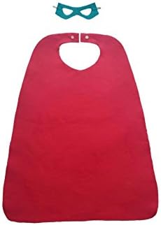 Plain Superhero Cape and Mask Set for Kids - CHOOSE COLORS