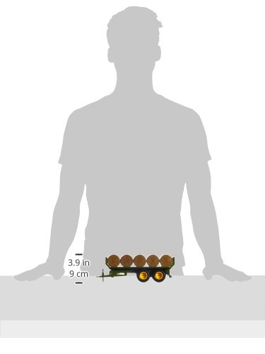 1:32 Siku Trailer With Round Bales