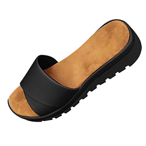 Zitan Women Comfy Platform Sandal Shoes Summer Beach Travel