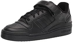 adidas Men's Forum Low Sneaker, Black/Black/Black, 11