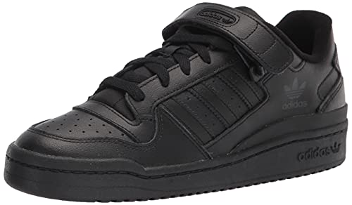 adidas Men's Forum Low Sneaker, Black/Black/Black, 11