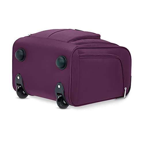Amazon Basics Underseat CarryOn Rolling Travel Luggage Bag, 14 Inches