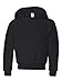 Jerzees Youth Pullover Hood, Black, Medium