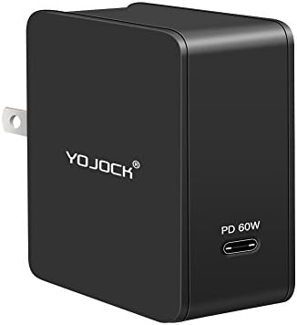 PD Charger 60W USB C Fast Charging Power Charger[GaN Tech] Wall Charger Type C Power Delivery Foldable Adapter, Compatible with MacBook Pro Air, iPad Pro 2020 Nintendo 11 Pro Max & More