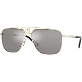 Versace VE2238 Rectangular Sunglasses for Men +BUNDLE with ACCESSORY EYEWEAR KIT