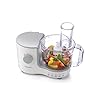 Kenwood Compact Food Processor, 1.4L Bowl, Blender, Emulsifying, Chopping Blade, Shredder Disc 400W, FP120, White