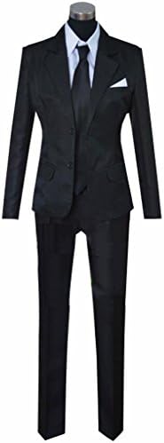 Poetic Walk Yuri!!! on ICE Victor Nikiforov Cosplay Costume Uniform (Custom-Made, Black)