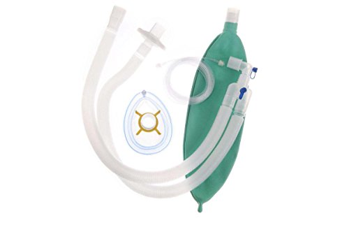 Adult Anesthesia-Medline's Super Circuit - 30"-90" Tubing, Gas Sampling Elbow, Parallel Wye, 1 Filter, 3 Liter Latex-Free Breathing Bag, 10' Gas Sampling Line, Regular Adult Mask - 20 Per Case - Model DYNJAA0110