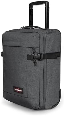 Tranverz XXS Valigia Cabina (45 x 32 x 20 cm), Bagaglio a Mano Leggero con Ruote, Chiusura TSA & Doppio Scomparto, Trolley da Viaggio Idrorepellente - BLACK DENIM