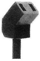 Fan Accessories Fan Cord 45 Degree 12" Blunt Cut Term