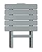 Camco 51692 Gray Large Adirondack Portable Outdoor Folding Side Table, Perfect for The Beach, Camping, Picnics, Cookouts and More, Weatherproof and Rust Resistant