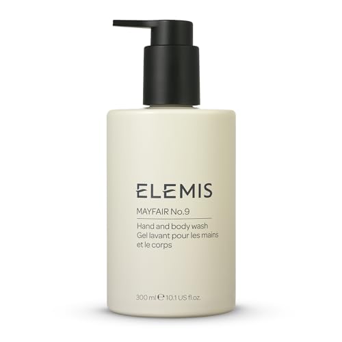 ELEMIS Mayfair No.9 Hand & Body Wash, Cleanses, Hydrates, and Refreshes, 95% Biodegradable, PEG- and SLS-Free, Refillable + Recyclable Bottle, 300ml