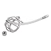TERNENCE Stainless Steel Male Chastity Device Accessories 8mm Silicone Tubing (Stainless Steel + Transparent H10)