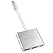 ARCHYCALS USB C to HDMI 4K USB C Adapter 3 in 1 Digital Multiport USB 3.1 with USB 3.0 Port and USB C Charge Port for 2016 MacBook Pro, Chromebook Pixel, Samsung S8,S8 Plus and More USB C Devices