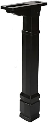 Postal Pro Bristol Black Mailbox Post