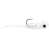 Northland Fishing Tackle Impulse Rigged Tungsten Bloodworm Jig for Ice Fishing Panfish, Assorted Sizes and Colors