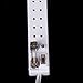 TOOGOO(R) Dollhouse 1:12 Scale 6 Receptacles Power Strip Transform 12V LA004B (US Plug)