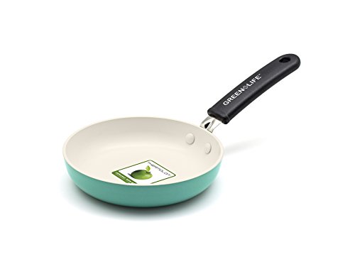 GreenLife Mini Round Egg Pan, Turquoise