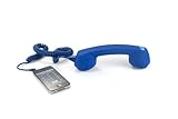 Echo Logico Retro Handset - Soft Touch - Wired Headsets - Retail Packaging - Royal (ELO - ROL - ST)