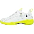 YONEX Power Cushion 88 DIAL Shoes (SHB88D2EX) (White/Lime Yellow) (us_Footwear_Size_System, Adult, Men, Numeric, Medium, Numeric_8)