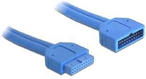 DeLock USB 3.0 Pin Header Extension Cable Male/Female 45 cm, Blue
