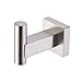 KES SUS 304 Stainless Steel Coat Hook Single Towel/Robe Clothes Hook for Bath Kitchen Garage Heavy Duty Contemporary Square Style Wall Mounted, Brushed Finish, A2260-2